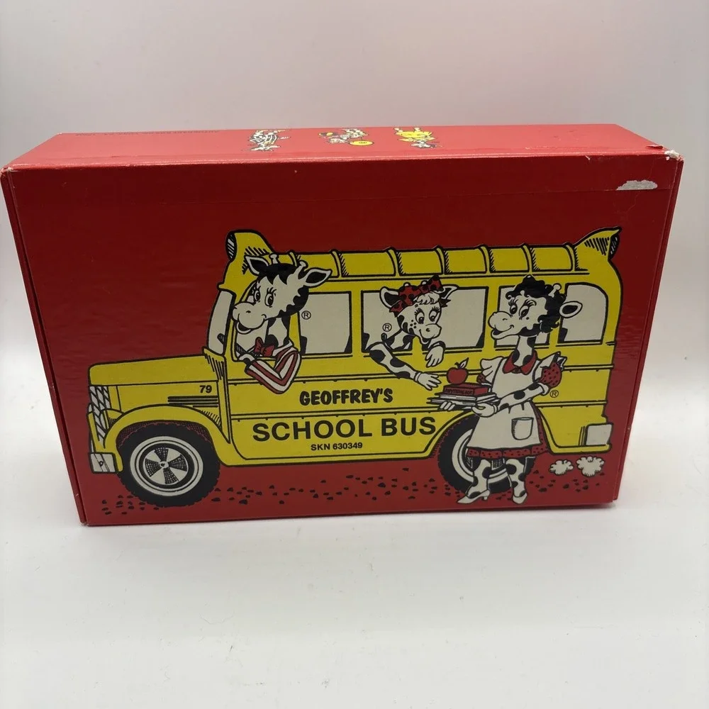Vintage‎ Geoffrey's Anything Box - 1973 Toys R Us Art Storage Pencils Giraffe